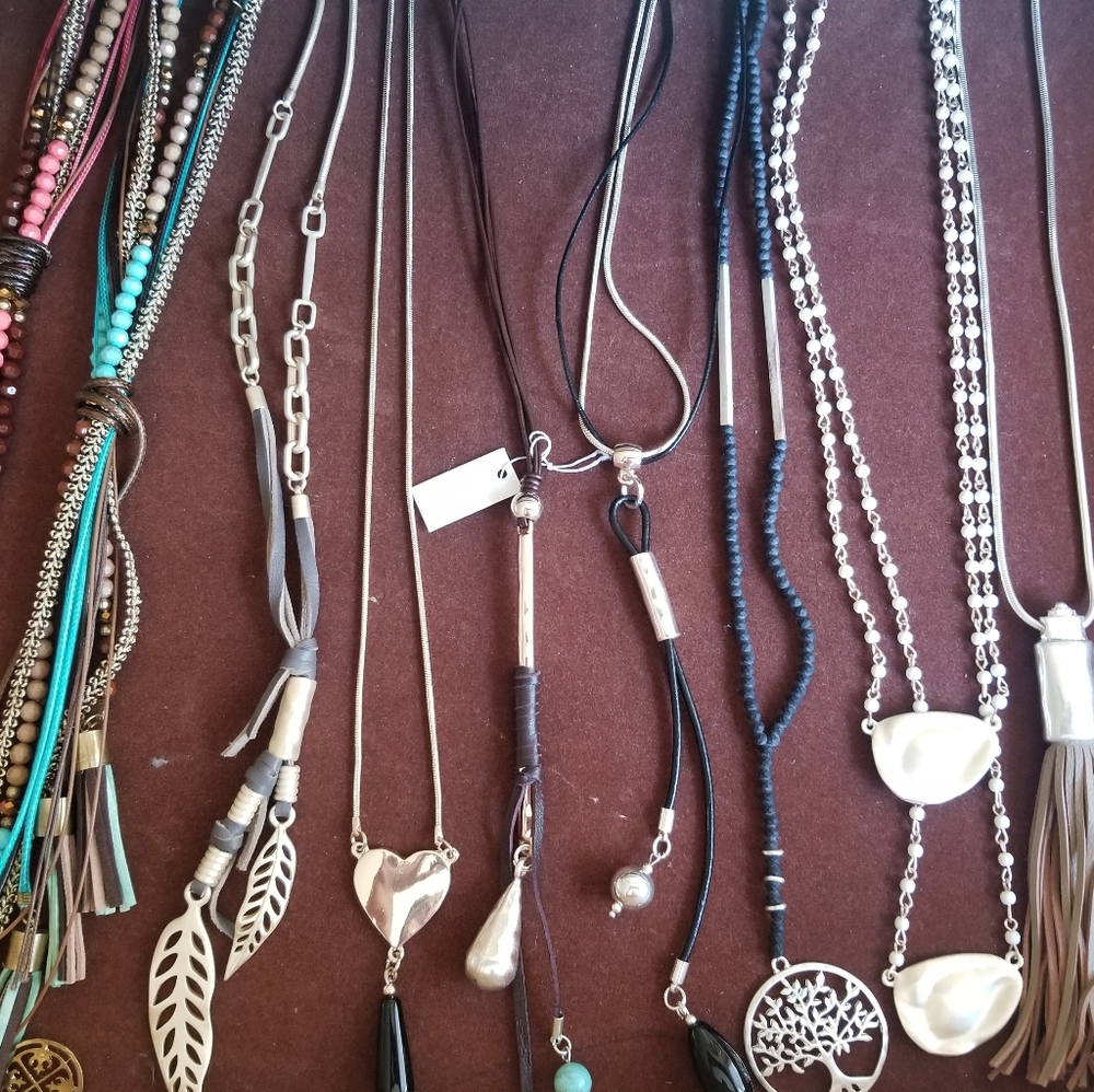 Jewelry Boho Long Lariat, Various Styles/Colors/$19 each